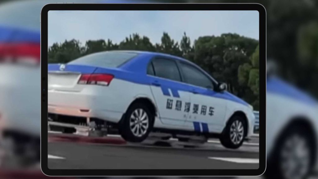 China prueba un coche volador que se mueve gracias a la tecnología de los trenes Maglev