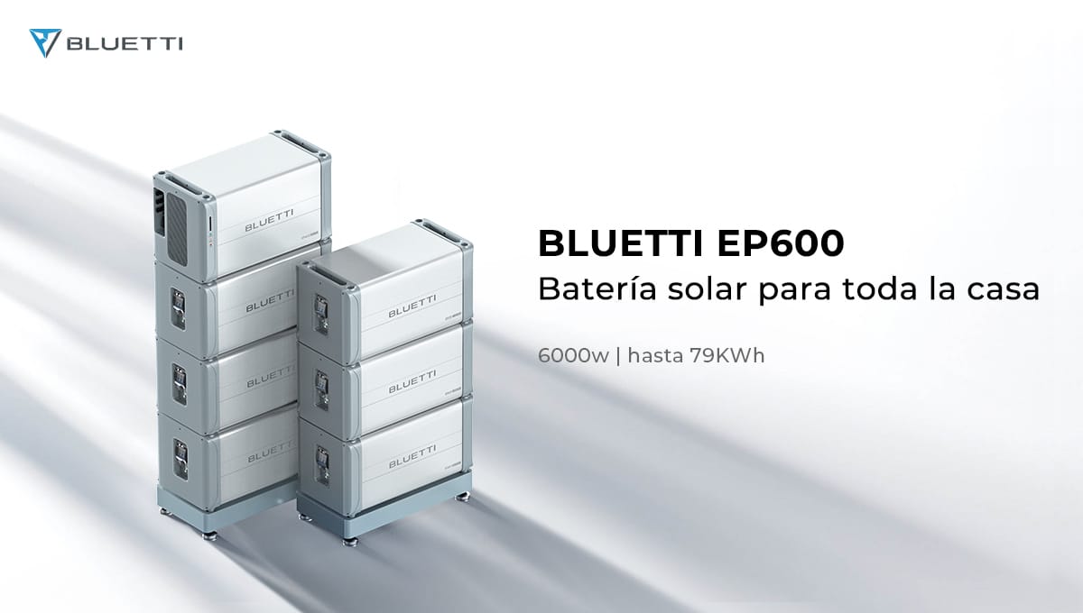Hasta 6kW, 79kWh: BLUETTI presenta el sistema modular de almacenamiento de energía EP600 y B500 en IFA 2022