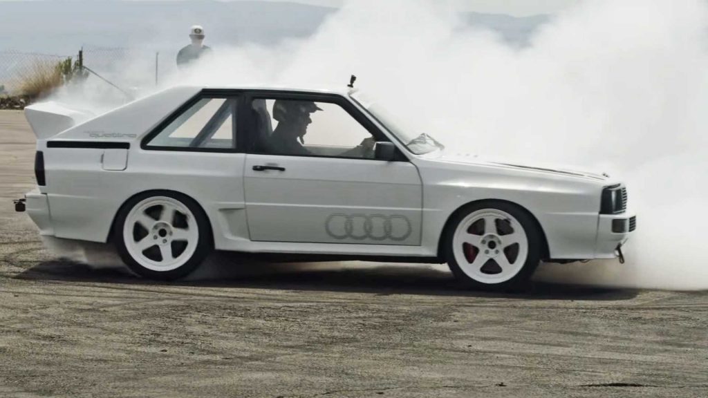 Vea cómo Ken Block prueba su Audi Sport Quattro de 730 hp.  en Willow Springs