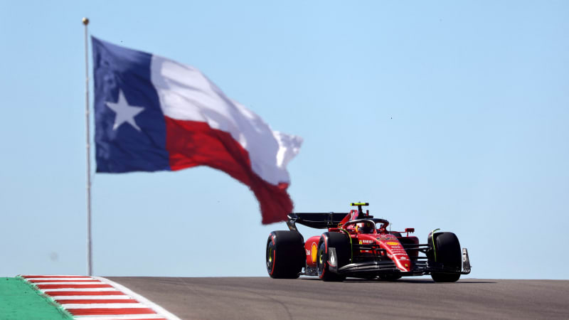 Sainz, el más rápido para Ferrari en la primera práctica del GP de Estados Unidos