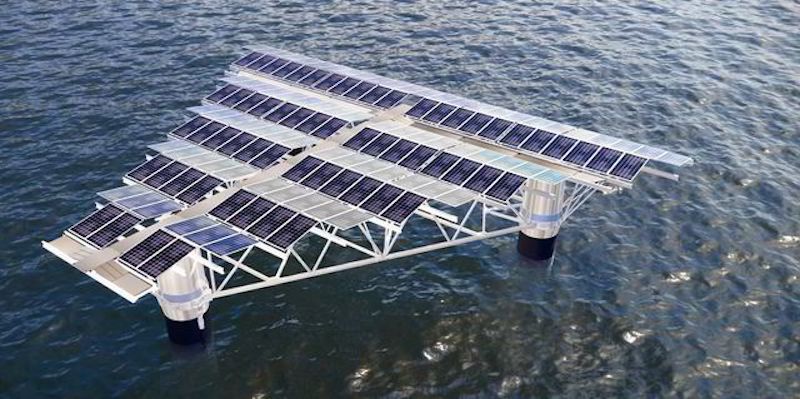 La primera granja solar en alta mar de Japón alimentará a Tokio con barcos robóticos autónomos que funcionan con baterías