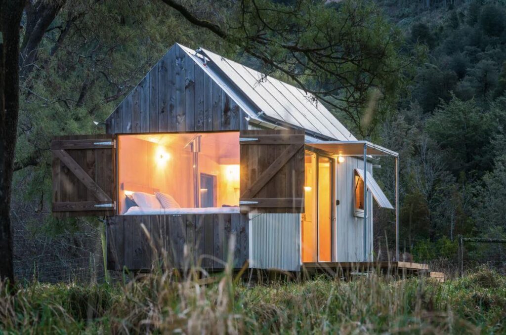 Kererū Retreat, la pequeña cabaña de Nueva Zelanda que está 100% fuera de la red